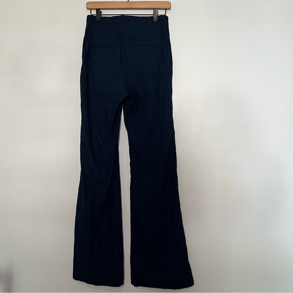 Anthropologie Maeve The Naomi Wide-Leg Pants Navy Size 2 tall - Picture 4 of 7